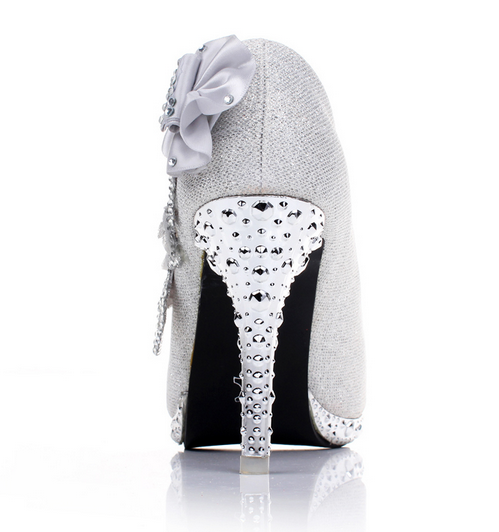 8cm heel wedding shoes