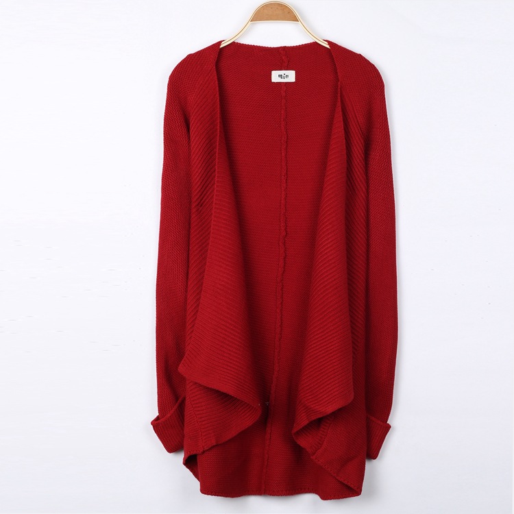 Loose Big Yards Cotton Long-Sleeved Sweater on Luulla
