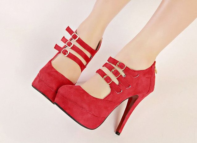 Blue Open Toe Rhinestone Strappy Wrap Around Chunky High Heels in 2021 | Chunky high heels 